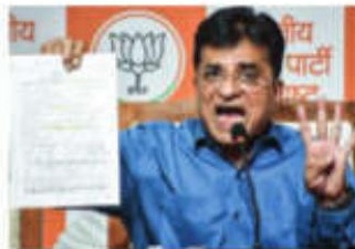Somaiya complains over loudspeakers at 72 mosques