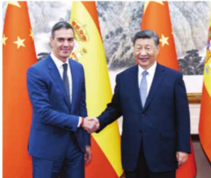 China's Xi tells Spanish PM that partnership needed, no mention of talks with USA