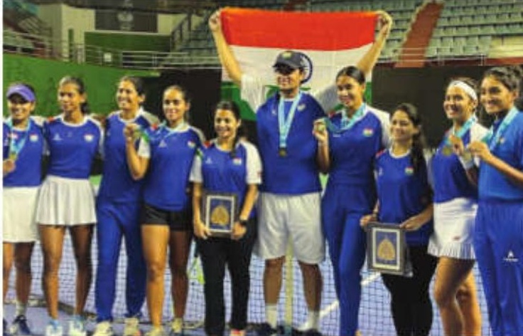 Shrivalli, Ankita and Prarthana create history to help India qualify for the playoffs of the Billie Jean King Cup 2025