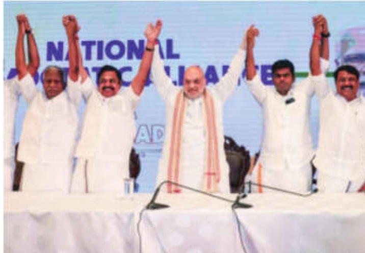 EPS contradicts Amit Shah, denies power sharing in TN post 2026
