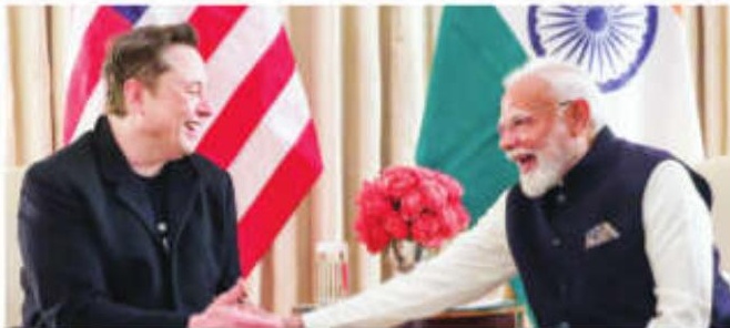 PM Discusses With Elon Musk Potential For Collaboration In Tech And Innovation