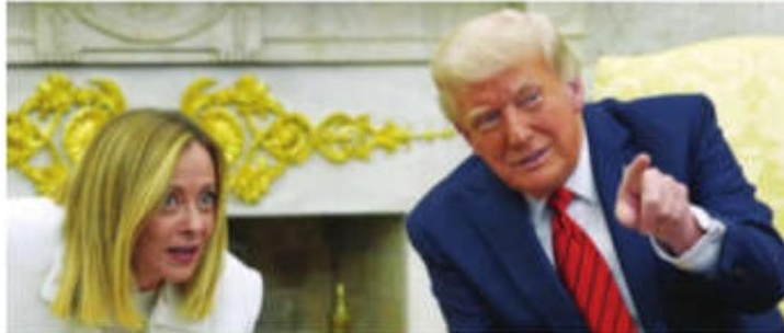 Trump Says He's in 'No Rush' to End Tariffs as He Meets With Italy's Meloni
