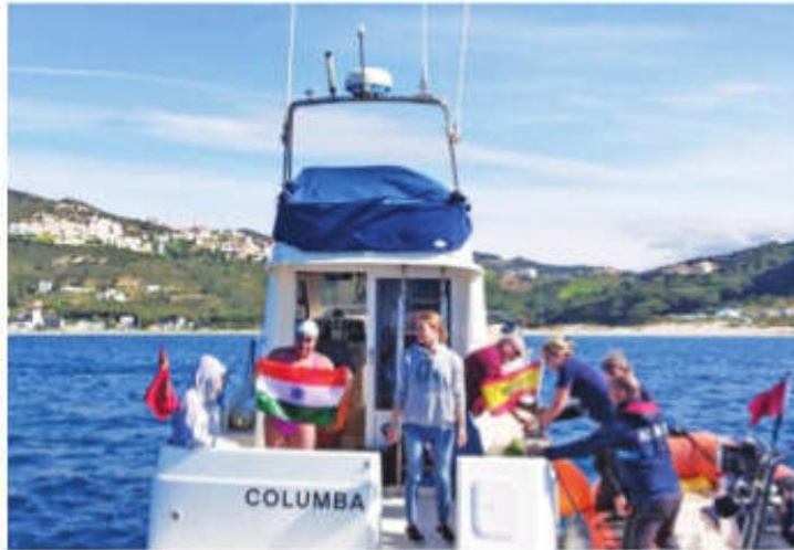 Admirable feat: Bengal girl swims across Strait of Gibraltar