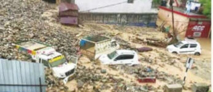 Five dead as cloudburst triggers flash-flood, key Jammu-Srinagar highway damaged