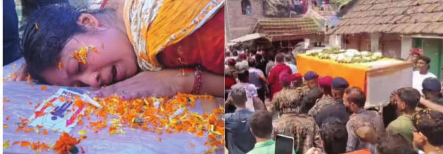 Villagers bid farewell to Para commando Jhantu Ali Sheikh