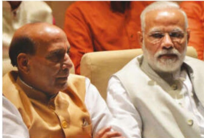 Rajnath Meets PM Modi as Pak Engages in Cross-Border Firing at LoC