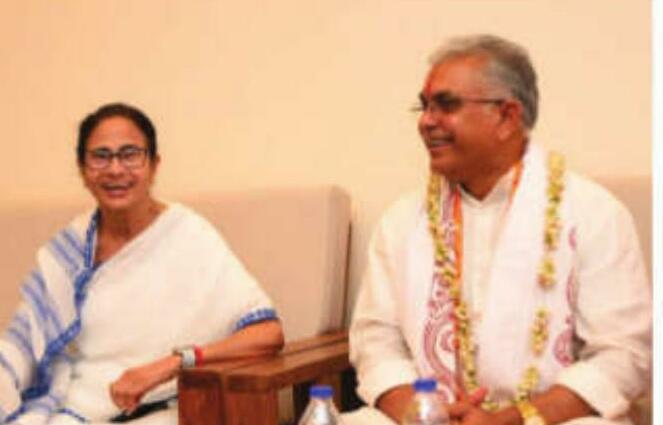 Dilip Ghosh visits Jagannath Temple, meets Mamata