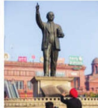 Ambedkar's statue defaced in MP's Ashoknagar