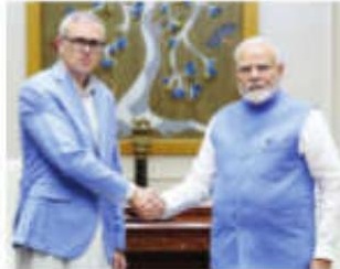 Omar Abdullah meets Modi