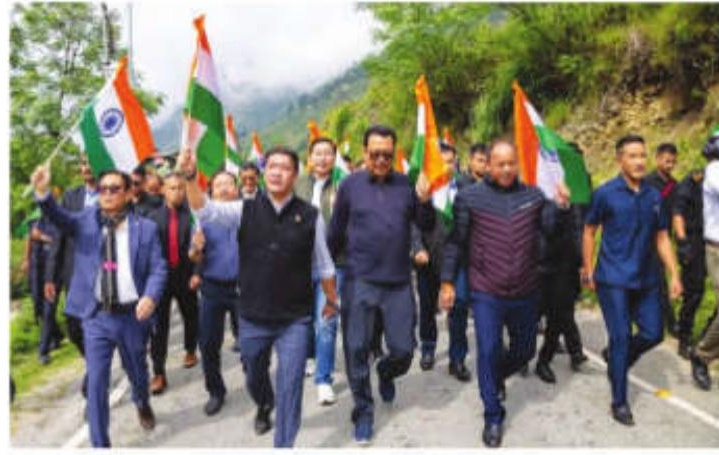 Northeast's First Tiranga Yatra Held in Walong Bordering China to Honour Operation Sindoor