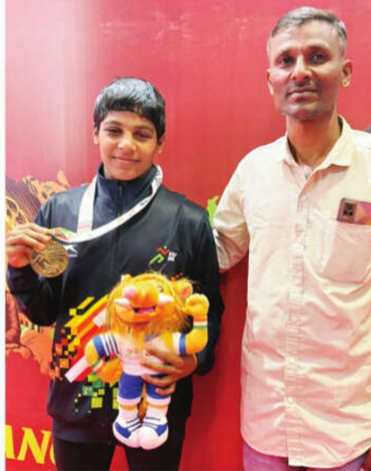 Inspired by Dangal, backed by dad's faith, Rutuja wins wrestling gold on KIYG debut