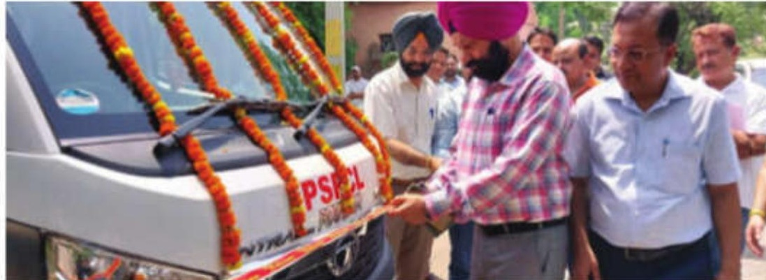 PSPCL Flags Off 15 Sky Lift Vehicles to Boost Power Services Ahead of Summer Season