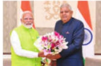 Dhankhar turns 74; Prez, PM extend birthday greetings