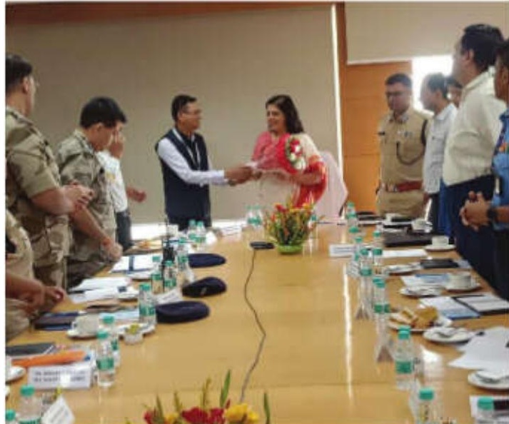 Airport officials meet state home secretary, discuss air safety measures