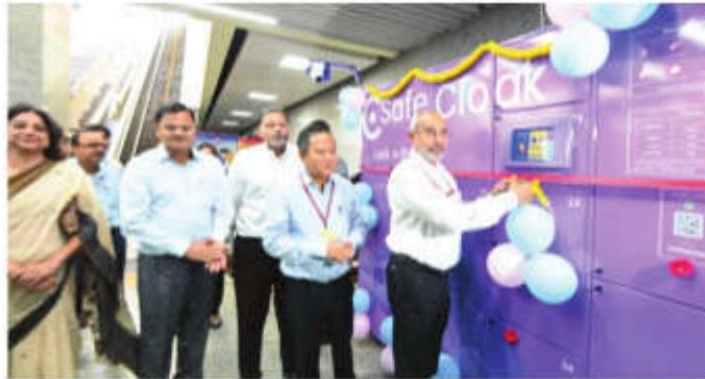 Metro launches digital locker and relaxation chair for commuters