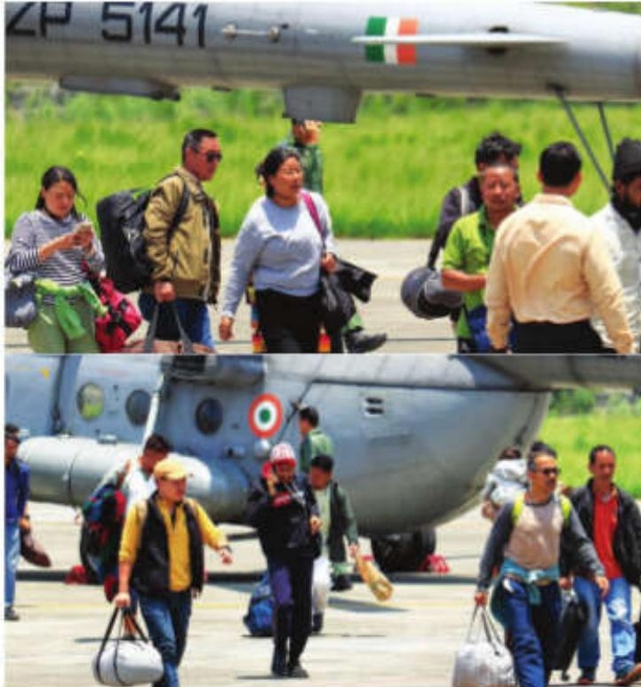 48 Airlifted From Chaten in Govt-Led Rescue Operation
