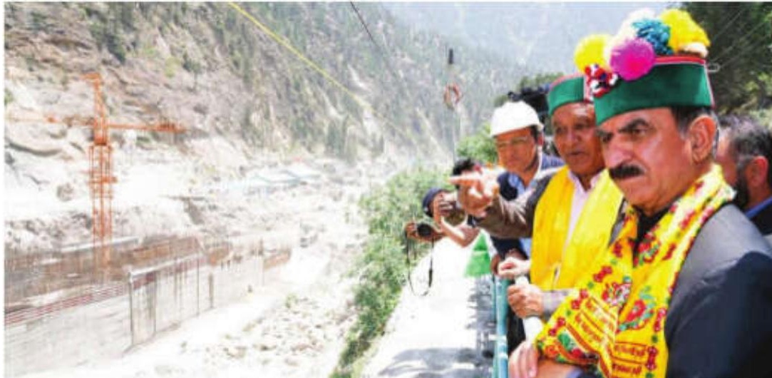 Himachal CM Sukhu reviews Shongtong-Karcham project