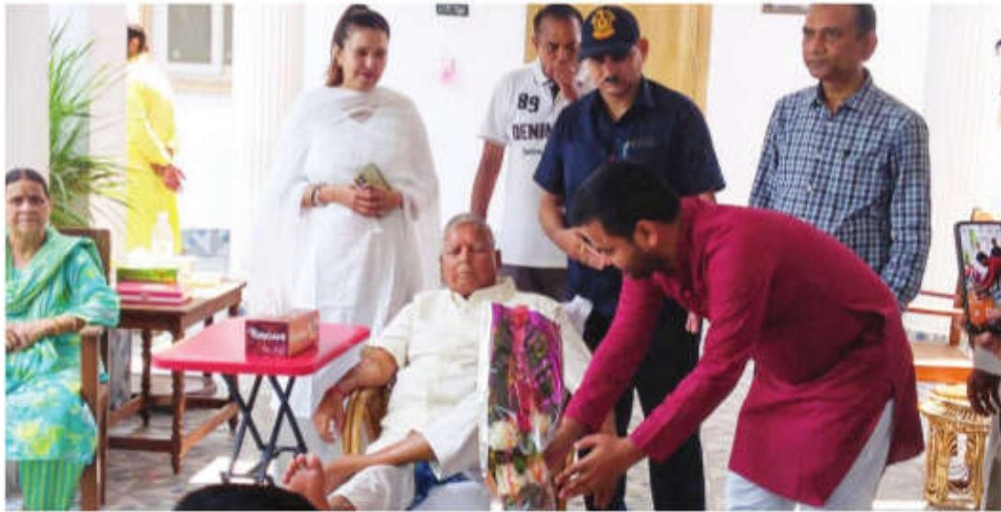 Lalu Turns 78; Urges Party to Uphold Social Justice, Secularism