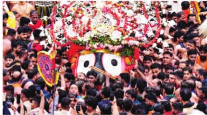 Sea of humanity throngs Puri as Rath Yatra of Holy Trinity gets underway