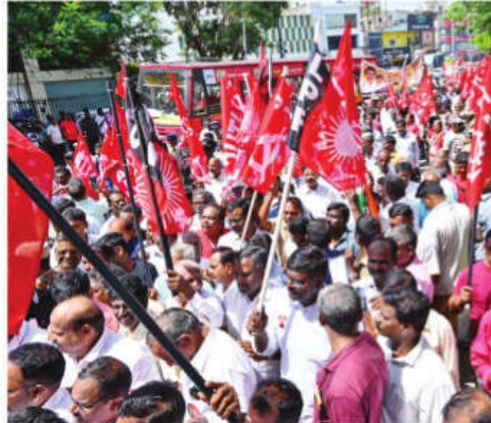 TN: Bharat Bandh partial; public transport disrupted in Chennai, other districts