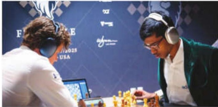 Carlsen beats Pragg, Arjun sets up 3rd-place showdown with Nakamura