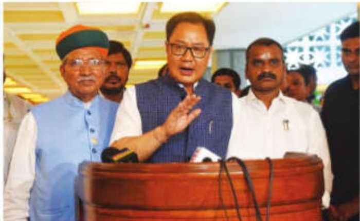 Seeking presence of PM in House at all times is unfair: Rijiju