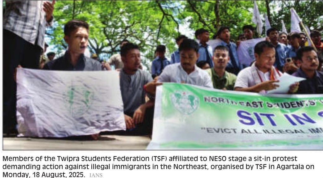 NESO intensifies its Northeast campaign against illegal migrants