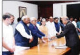 Opposition Candidate BS Reddy Files Nomination for VP Post