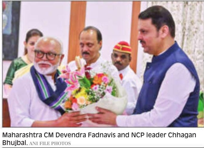 Fadnavis assures Bhujbal of continued OBC quota protection