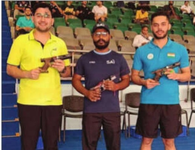 ISSF WC: Bhavesh in strong position after Stage 1 of 25m Rapid Fire Pistol qualification