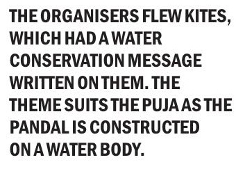 Inspired by CM’s call for conservation, south Kolkata Puja promotes water harvesting