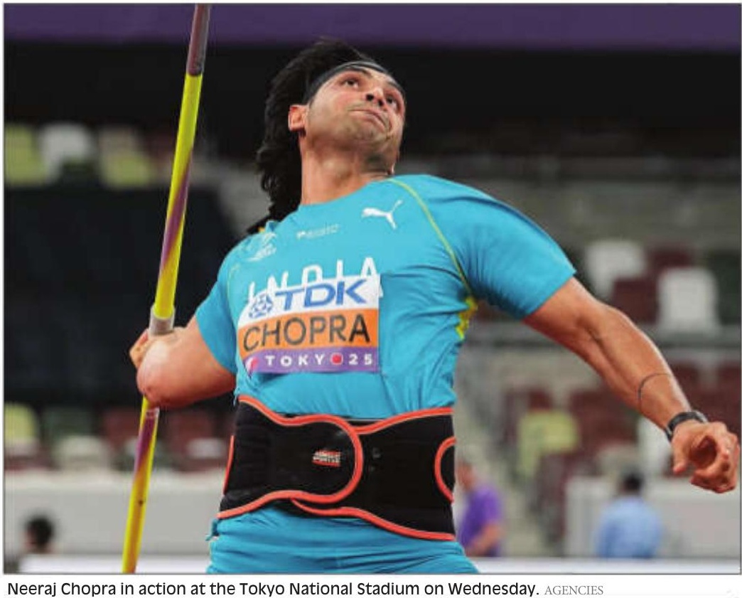 World C'ships: Neeraj Chopra vs Nadeem in Tokyo showdown