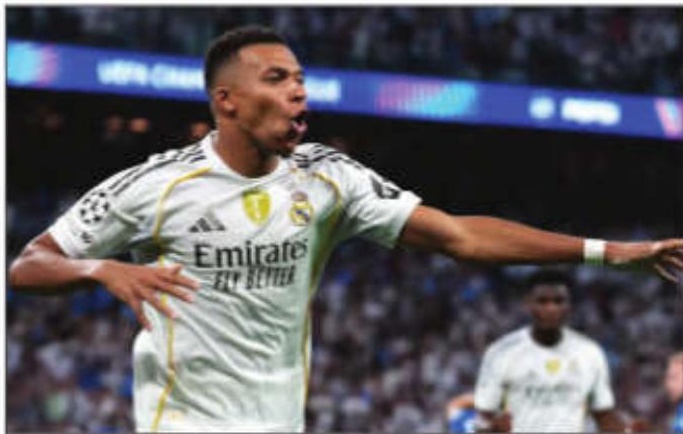 Champions League:Juventusfight back to draw thriller, Mbappe inspires Real Madrid