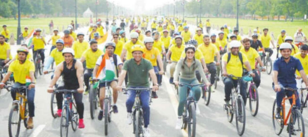 Tiranga Rally: 25th edition of 'Fit India Sundays on Cycle' pays tribute to armed forces, celebrates World Bicycle Day