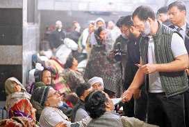 राहुल ने नड्डा और आतिशी को पत्र लिखा, एम्स के बाहर व्यवस्था सुधारने की अपील