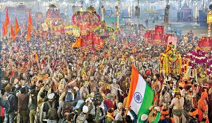 अखाड़ों ने दिया राष्ट्रधर्म का संदेश