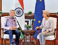 यूरोपीय आयोग की प्रेसिडेंट पहुंचीं भारत, आज प्रधानमंत्री मोदी के साथ होगी वार्ता