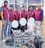 मोबाइल टावरों से आरआरयू चोरी करने वाला गिरोह पकड़ा