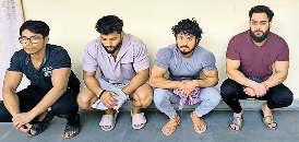 राइडर बाइक तोड़ने वाले चार आरोपित गिरफ्तार