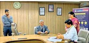 केआर मंगलम यूनिवर्सिटी और एस्ट्रम के बीच एमओयू पर हस्ताक्षर