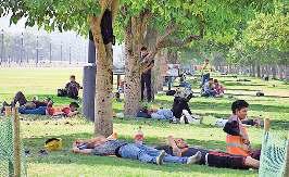 25 अप्रैल इस सीजन का सबसे गर्म दिन