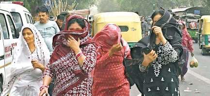 इस सीजन में पहली बार तापमान 42 डिग्री के पार