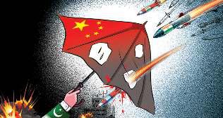 भारत ने चीन पर भी की चोट