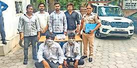 गोगी-काला जठेड़ी गिरोह से जुड़े दो बदमाश पकड़े गए