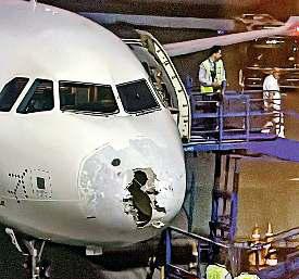 दिल्ली से श्रीनगर जा रहे विमान की आपात लैंडिंग