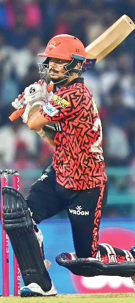 हैदराबाद ने आरसीबी की उम्मीदों को दिया झटका