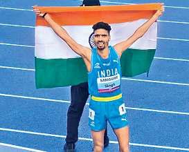 गुलवीर ने जीता स्वर्ण, सबेस्टियन को कांस्य