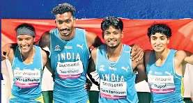 भारतीय मिक्स्ड रिले टीम ने जीता स्वर्ण