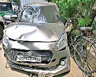 पार्टी में नशा कर लौट रहा था घर, कार से दो को रौंदा