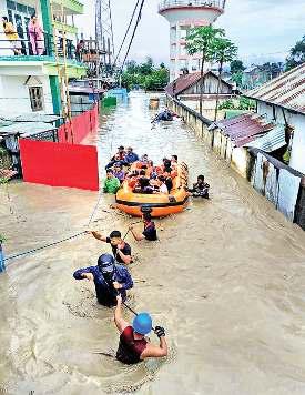 पूर्वोत्तर में बारिश से तबाही, 22 की मौत